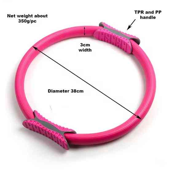 Кольцо для занятий пилатесом, диаметром 38 см,розовый Каменец-Подольский
