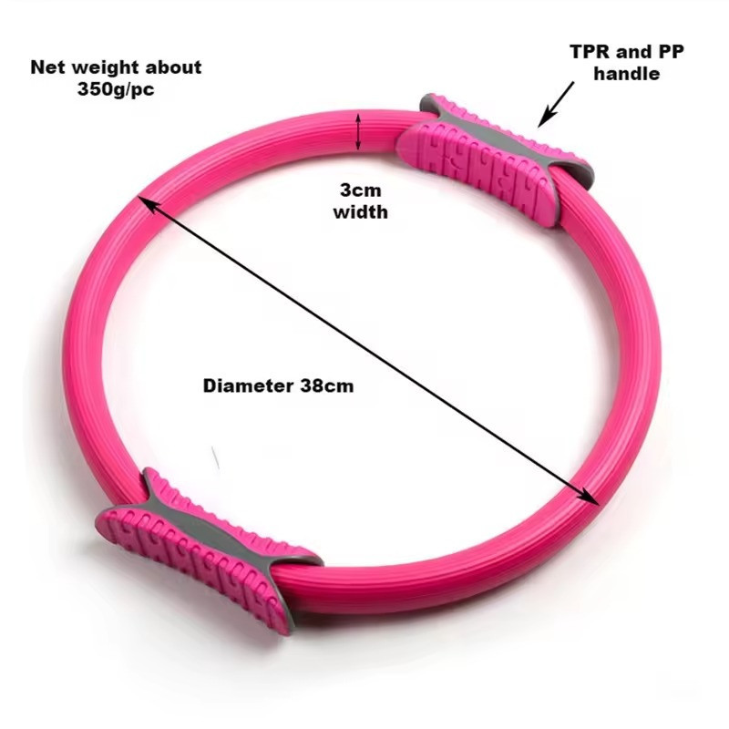 Кольцо для занятий пилатесом, диаметром 38 см,розовый Каменец-Подольский - изображение 2