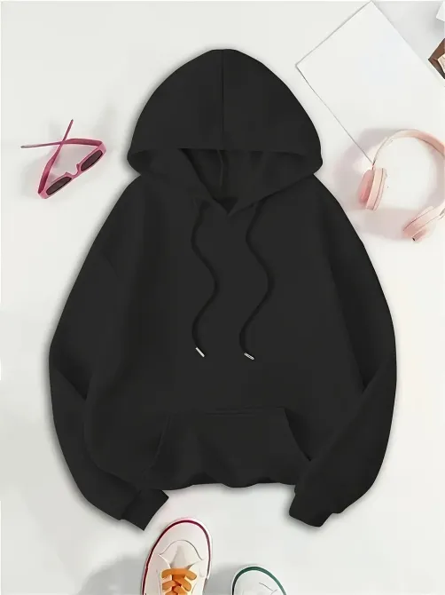 Худі жіноче, світшот чорний, модна толстовка 2700265407 розмір 42 Дніпро - фото 2