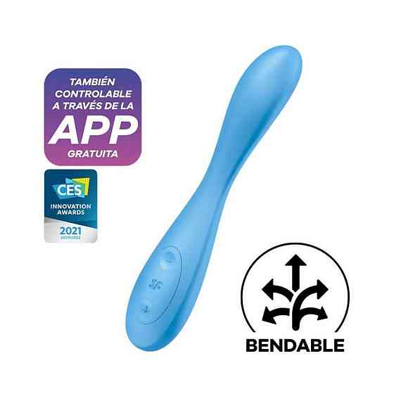 Универсальный смарт-вибратор Satisfyer G-Spot Flex 4+, гибкий ствол с фиксацией положения Sex Aura Киев