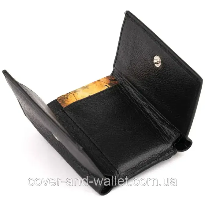 Оригинальный маленький женский кожаный бумажник ST Leather Киев - изображение 7