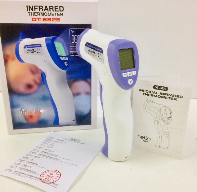 Бесконтактный градусник NON-CONTACT DT-8826 (50 шт/ящ) Одесса - изображение 1