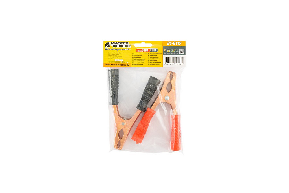 Затискачі для клем акумуляторні MASTERTOOL 100 А 14 см 81-0112 Коломыя - изображение 3