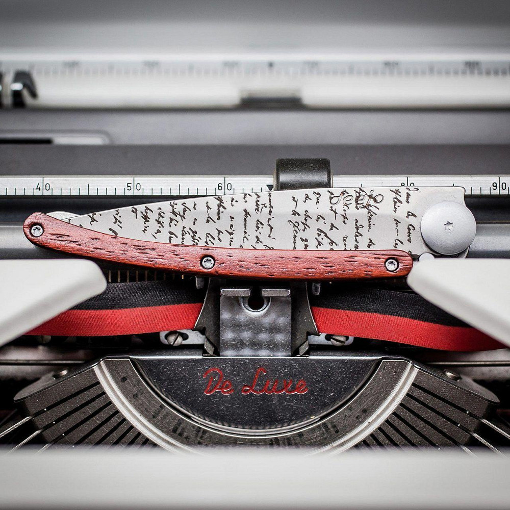 Универсальный Складной Нож с лазерной гравировкой Рукопись Deejo 