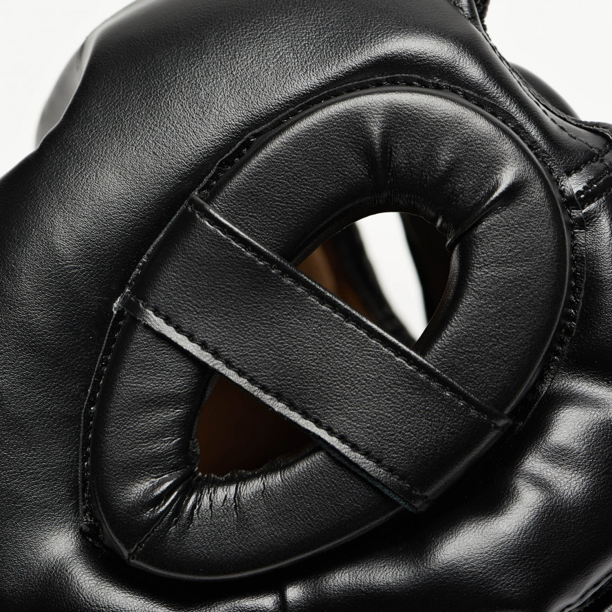 Боксерський шолом Leone Junior Black XS Каменское - изображение 6