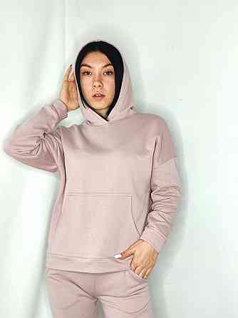 Костюм подростковый спортивный трехнитка петля Пудровый M Харьков