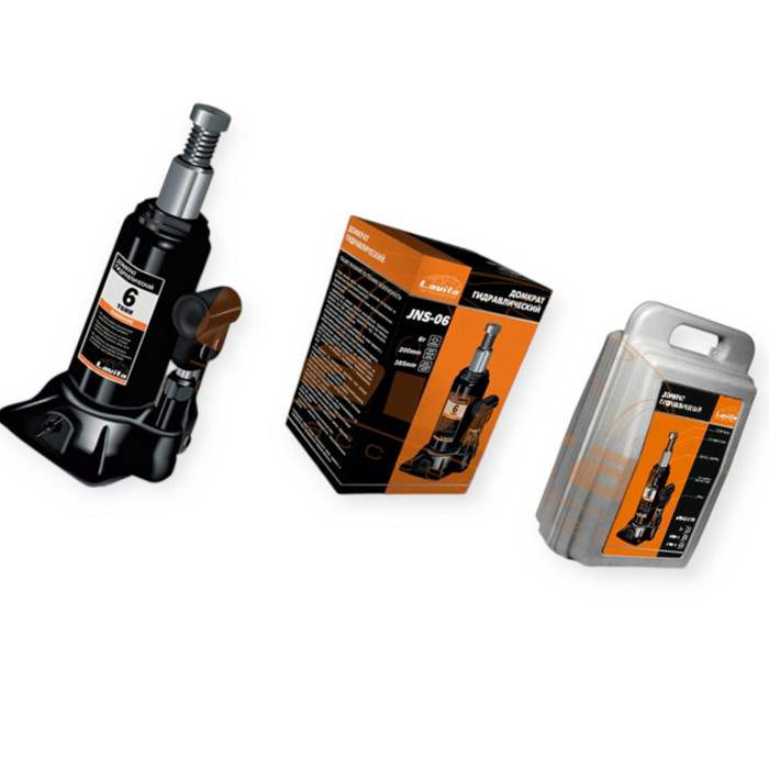 Домкрат гідравлічний 6 т, 200-385 мм (коробка) Мукачево - фото 1