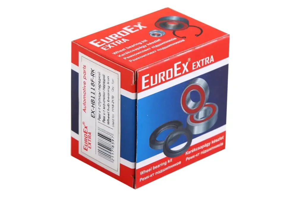 Підшипник сходиці 1118, 2170 передній EuroEx + 2 стоп. кільця + гайка Вінниця - фото 2