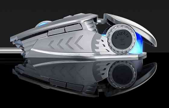 Ігрова комп'ютерна мишка з підсвічуванням T-Wolf G530 Robocop. Дротова комп'ютерна мишка 6400 DPI, 7 кнопок Київ