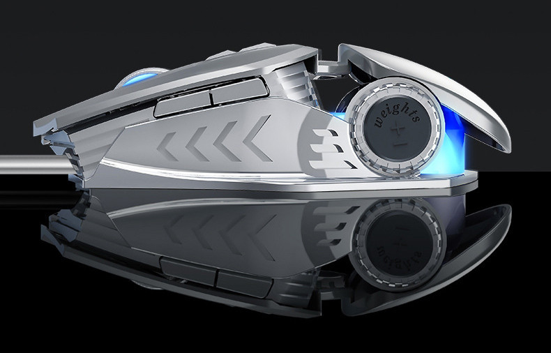 Игровая компьютерная мышка с подсветкой T-Wolf G530 Robocop. Проводная компьютерная мышка 6400 DPI, 7 кнопок Киев - изображение 4