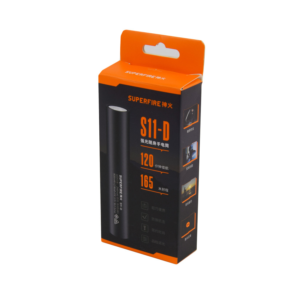 Ручний ліхтарик SUPERFIRE S11-D, що перезаряджається, з потужністю 2 Вт Київ - фото 3