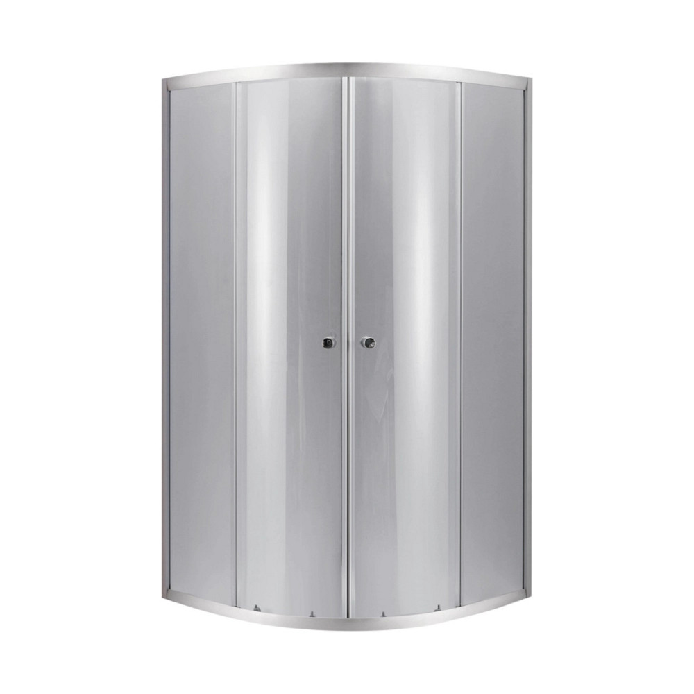 Lidz Набор: Душевая кабина Latwa SC90x90.SAT.LOW.DGR, полукруглая, стекло тонированное 4 мм + Душевой поддон Kapielka ST90x90x14 Киев - изображение 3