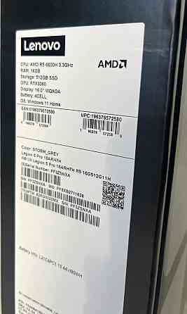 Новий Legion 5 Pro 16"2k 165Hz SSD 512Gb 16Gb Ryzen 5 6600H 3060 140W. Ноутбук. Київ