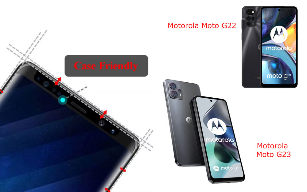Захисне скло HyperGlass Pro для Motorola Moto G22, Moto G23 – максимальна чутливість та захист Київ - фото 4