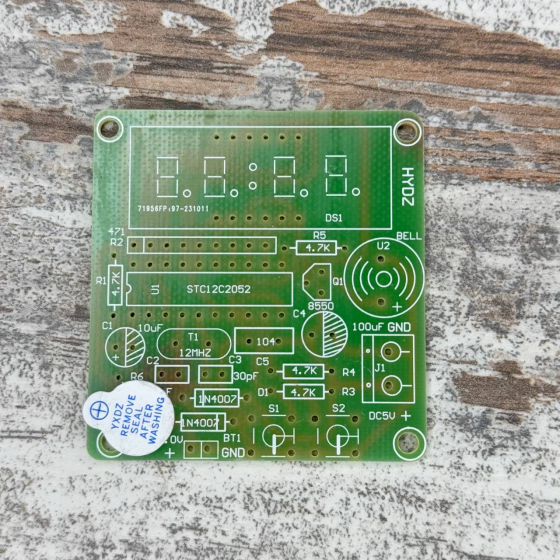 Конструктор электронные часы AT89C2051 4 разряда СОБЕРИ САМ DIY комплект Киев
