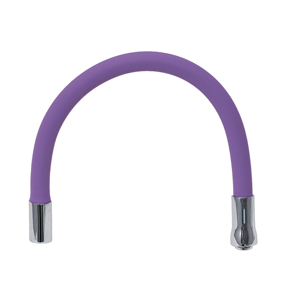 AQUATICA Излив (гусак) 3/4" для кухни силиконовый фиолетовый AQUATICA (XH-5243) (9793514) Коломия - фото 5