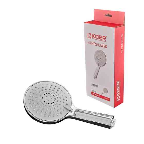 Лійка для душу Koer KP-0408-01 5 функцій (Колір хром) (KR5412) ( 26650 ) Харьков