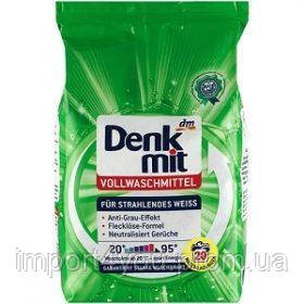 Пральний порошок Denkmit Vollwaschmittel для білої білизни 1.35 кг  - изображение 1