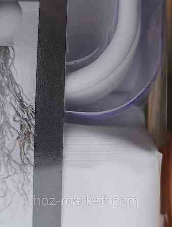 Штора в ванную однотоная с прозрачным верхом белая шторка для ванной 180 х 180 см Харьков