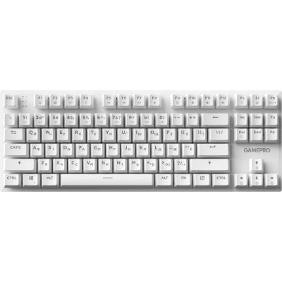 Клавиатура GamePro Genesis Joker MK124W Outemu Red Switch USB UA White (MK124W) Винница - изображение 2