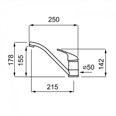 Змішувач Elleci Minerva aluminium 79 Вінниця - фото 2