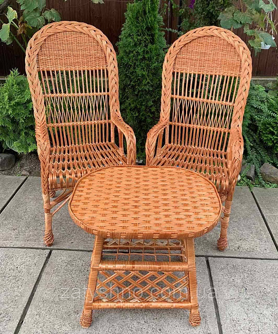 Плетеные стулья с овальным столом Киев - изображение 3