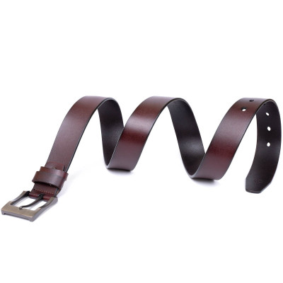 Ремень Vintage Мужской с классической пряжкой Коричневый (20357) Винница - изображение 10