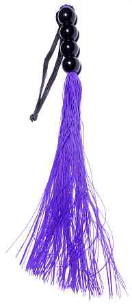 Силиконовый флогер ( длина 37 см ) Fetish Boss Series - Silicone Whip Purple 14