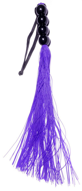 Силиконовый флогер ( длина 37 см ) Fetish Boss Series - Silicone Whip Purple 14
