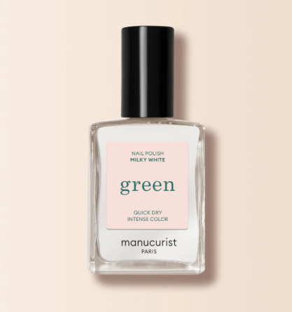 Лак для нігтів Manucurist Green – ніжний молочний відтінок Milky White, легкий напівпрозорий ефект, 15мл Слов'янськ