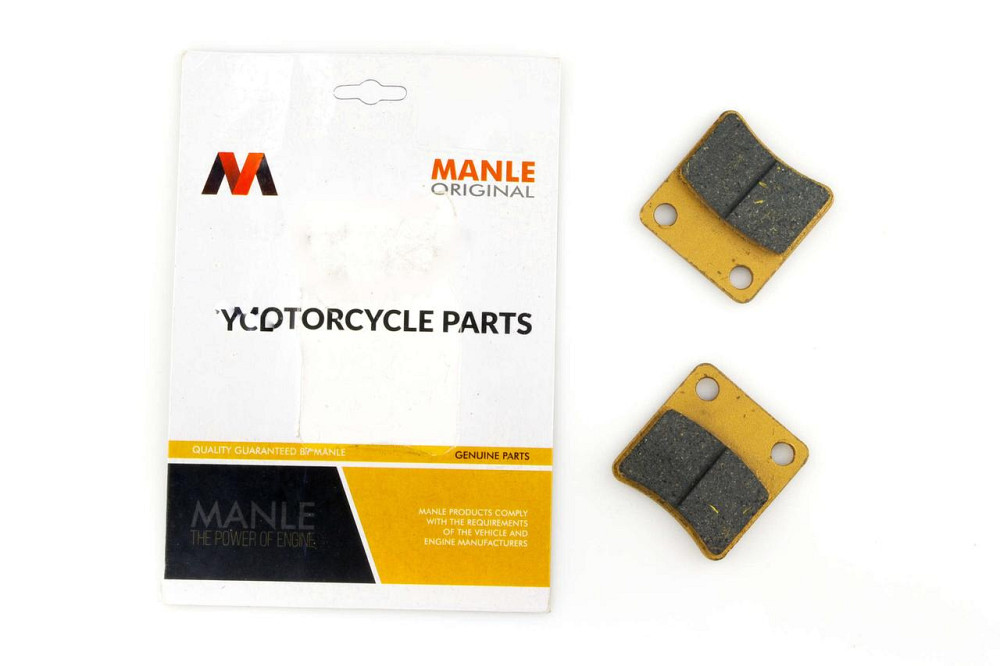 Колодки гальмівні (диск) скутер Вінд/GY50-80 (жовті) Мукачево - фото 1