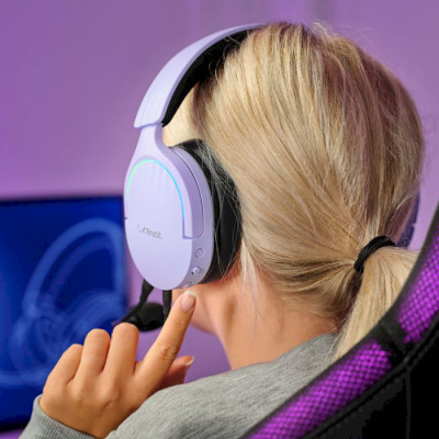 Наушники Trust GXT 490 Fayzo 7.1 USB-A Purple (25303) Винница - изображение 9