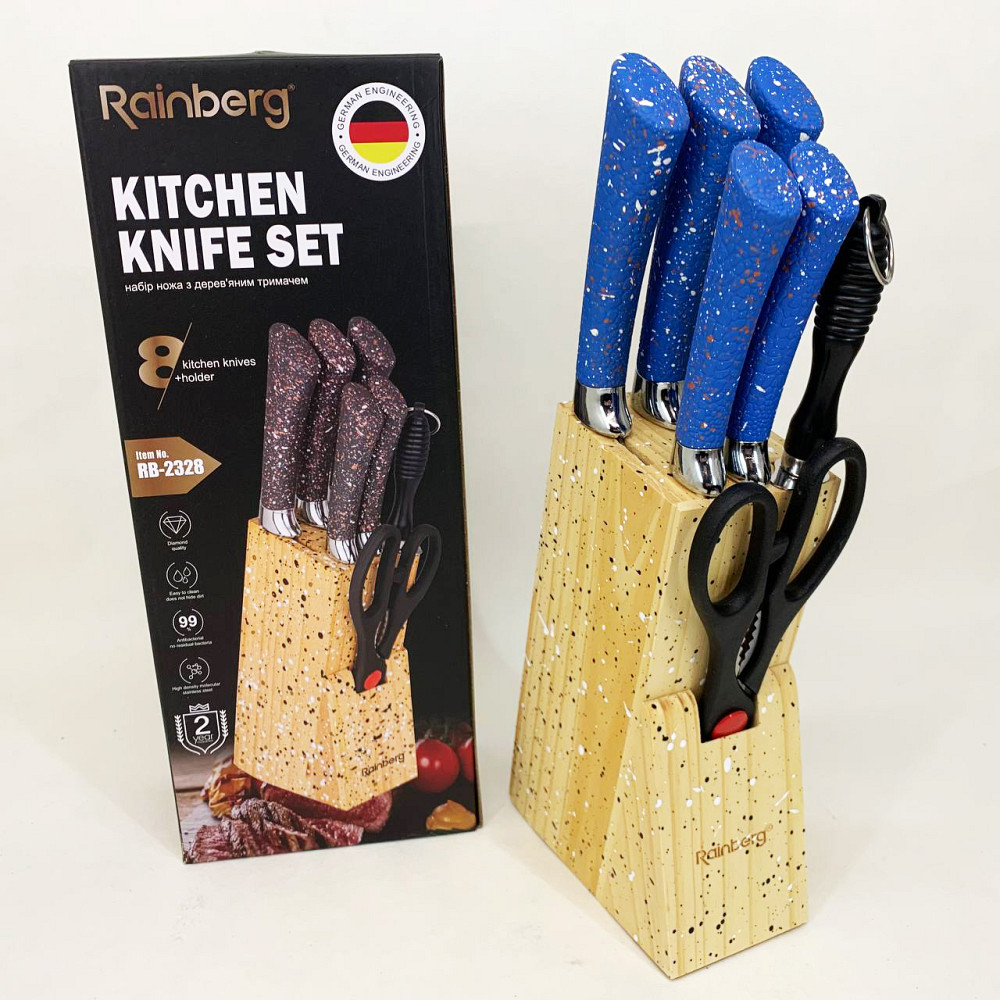 Набір кухонних ножів для кухарів, Комплект гострих ножів для кухні, Нержавіючий кухонний ніж GY-97 Івано-Франківськ - фото 5