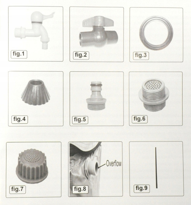 Бочка для дождевой воды серая 1000 л Bass Polska BH 80000 Киев - изображение 6