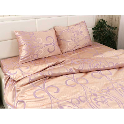 Постельное белье Руно АЖ Бежевый сатин набивной полуторный (1.137АЖ_БежевийА) Винница - изображение 3