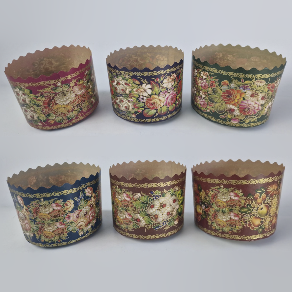 Форми паперові для паски (95*134) Жорстко 550 грм (50 шт.) Харків - фото 1