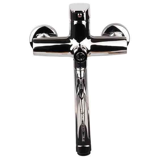 Смеситель s30 Ø35 для ванны излив прямой 350мм дивертор встроенный картриджный AQUATICA (9730220) Киев