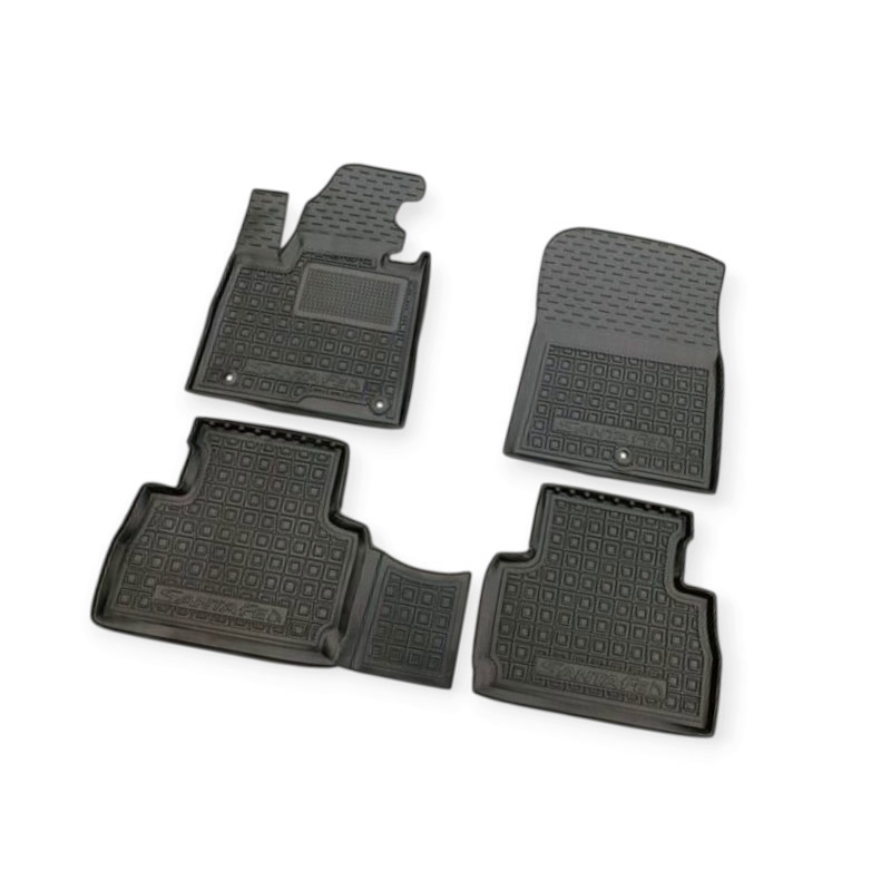 Килимки Хюндай santa fe 2021-> борт 2,5 см, з перемичкою салону Мукачево - фото 1