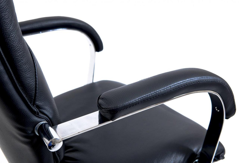 Офисное Кресло Руководителя Richman Nicosia Fly 2230 Хром М1 Tilt Черный Киев - изображение 4