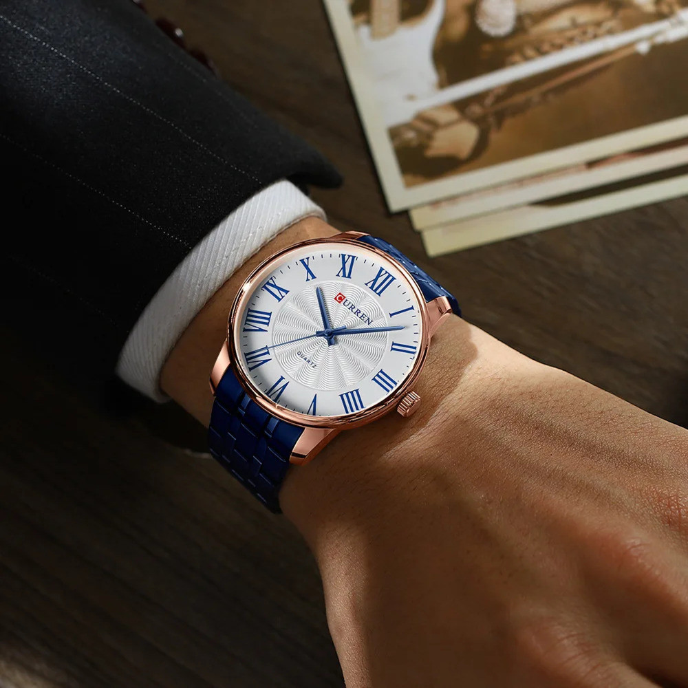 Curren 8422 Blue-Gold-White SBR Київ - фото 3