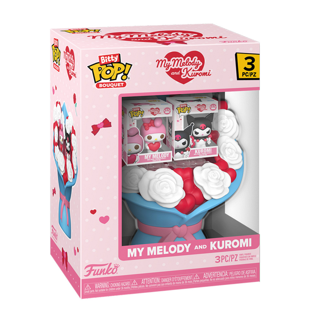 Набір ігрових фігурок Bitty Pop! Bouquet серії Sanrio - Май Мелоді та Куромі Дніпро - фото 1