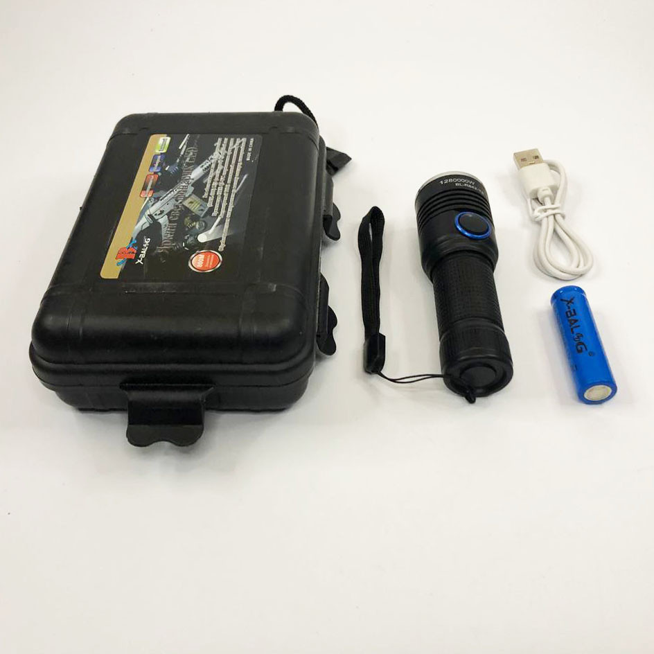 Лед фонарик с зарядкой Bailong, Фонарь уличный ручной, Лучший тактический фонарь ручной батарей HA-82 Львов - изображение 6