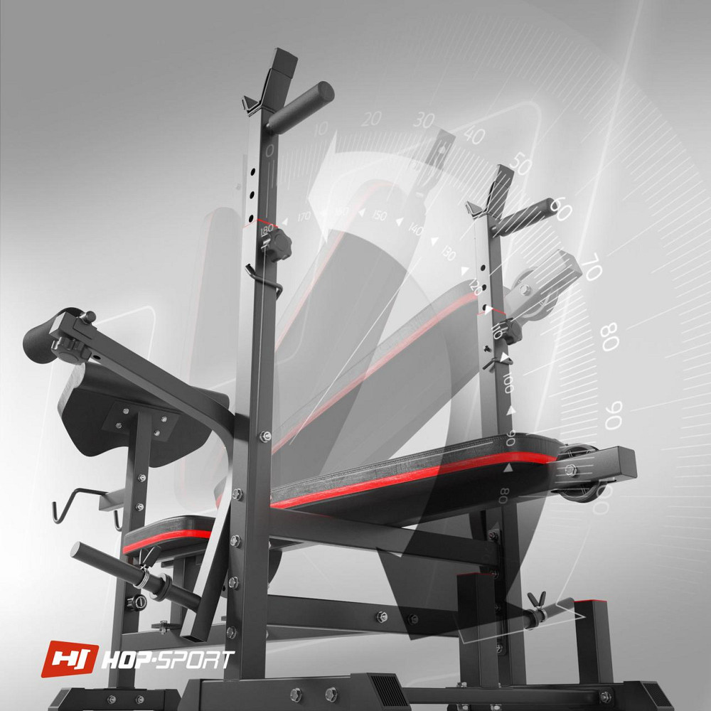 Лавка тренувальна Hop-Sport HS-1075 Pro із партою Скотта Киев - изображение 9