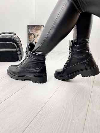 Черевики жіночі ARLEN чорні натуральна шкіра зима 37р. (2831) Коломыя