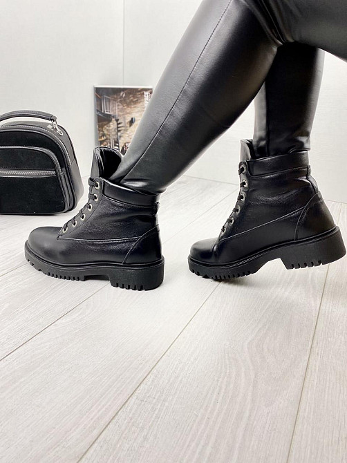 Черевики жіночі ARLEN чорні натуральна шкіра зима 37р. (2831) Коломыя - изображение 2