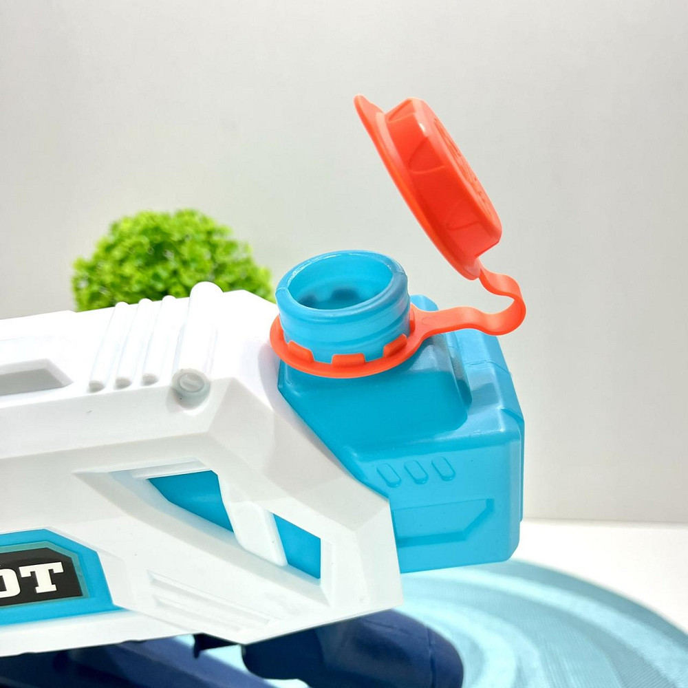 Бластер водяний іграшковий довжина 41 см Білий із синім (168-1) Чернігів - фото 5