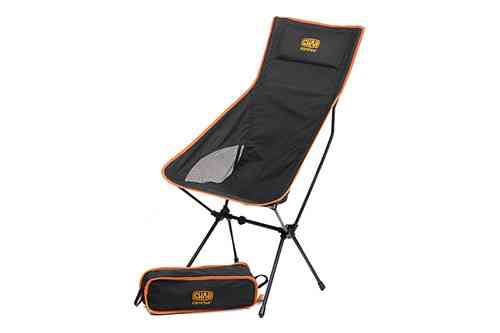 Крісло розкладне Компакт високе 57x39x44/102см зі сталевим каркасом СИЛА Харків