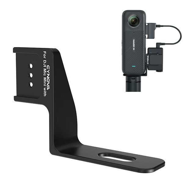 Кріплення для DJI Mic Mini на Insta360 X4/X3/X2 невидиме Cynova C-X4-CS03 Київ - фото 1