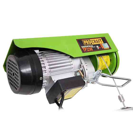 Электрический подъемник Procraft TP250 (250 кг, 20 м) - Тельфер, гарантия 36 мес Львов