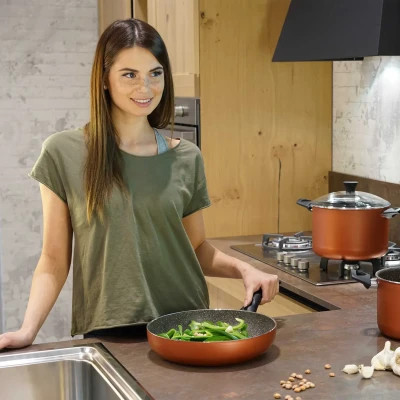 Сковорода Flonal Pepita Granit 24 см (PGFPB2450) Винница - изображение 7